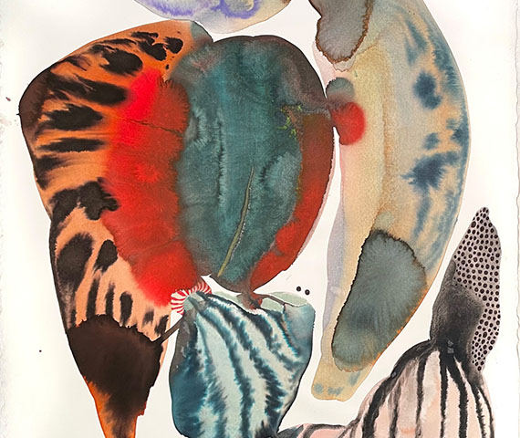 Morphosis VII Emma Larsson 2021 WWatercolor and Mixed Media on Paper 30 in by 22 in copy
