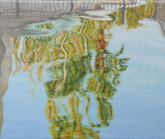 the tree of life 97x145cm oil on organza with canvas 2021 copy
