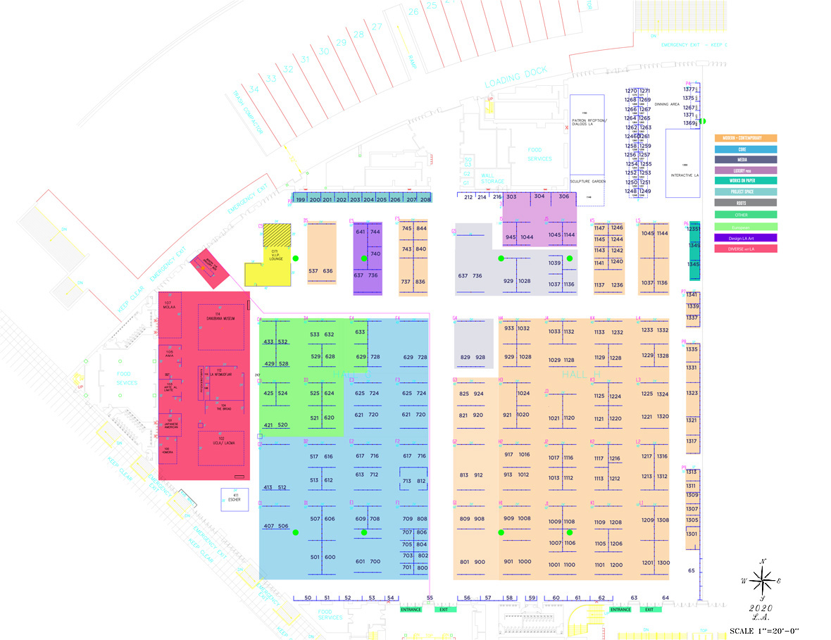 Floorplan LA Art Show